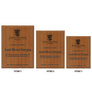 Placa de pared Madera Fina, Grabado directo (Cod: PPWF)