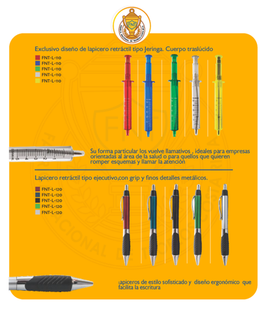 Lapicero (Cod: FNT-L-110 /  FNT-L-120)
