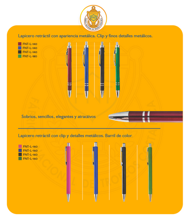 Lapicero (Cod: FNT-L-140 / FNT-L-160)