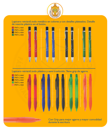 Lapicero (Cod:FNT-L-050 / FNT-L-060)