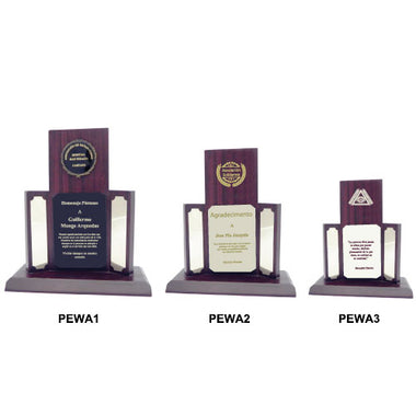 Placa Escritorio Madera Aleta (Cod: PEWA)