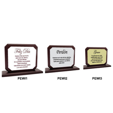 Placa Escritorio Madera Isabel (Cod: PEWI)