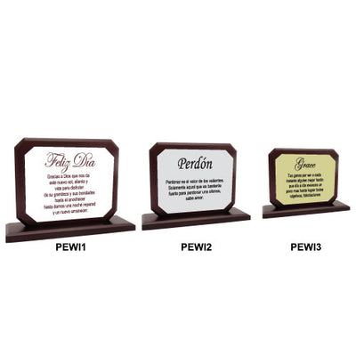 Placa Escritorio Madera Isabel (Cod: PEWI)