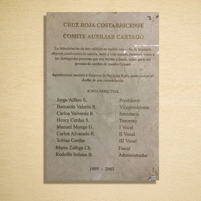 Rótulo Mármol (Cod RM02)