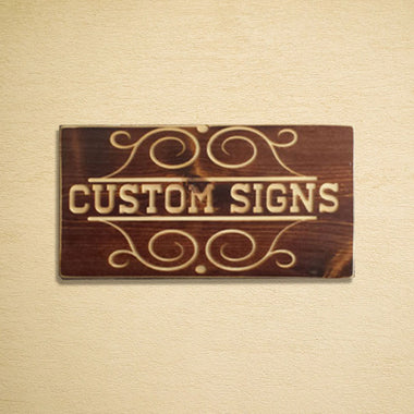 Rótulo madera (Cod RM08)